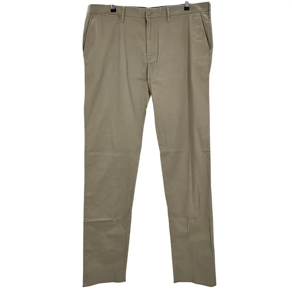 J. Crew Mens size 38/38 484 Core Slim Stretch Chino Dress Pants Tan AR885 NEW